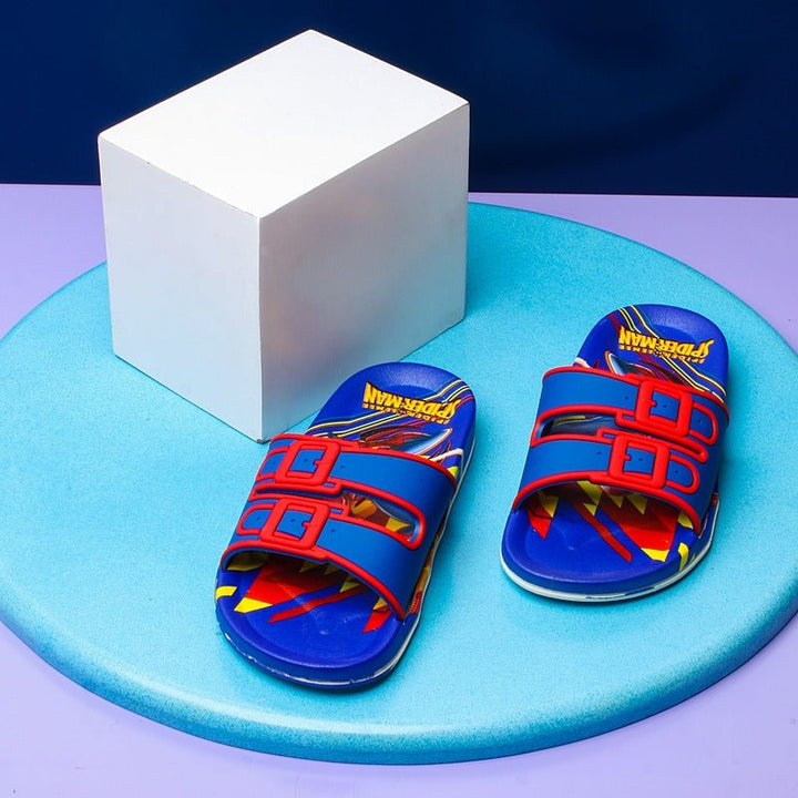 Spiderman Straps Kids slippers (Blue) | Fashion Point | Waseeh Pakistan