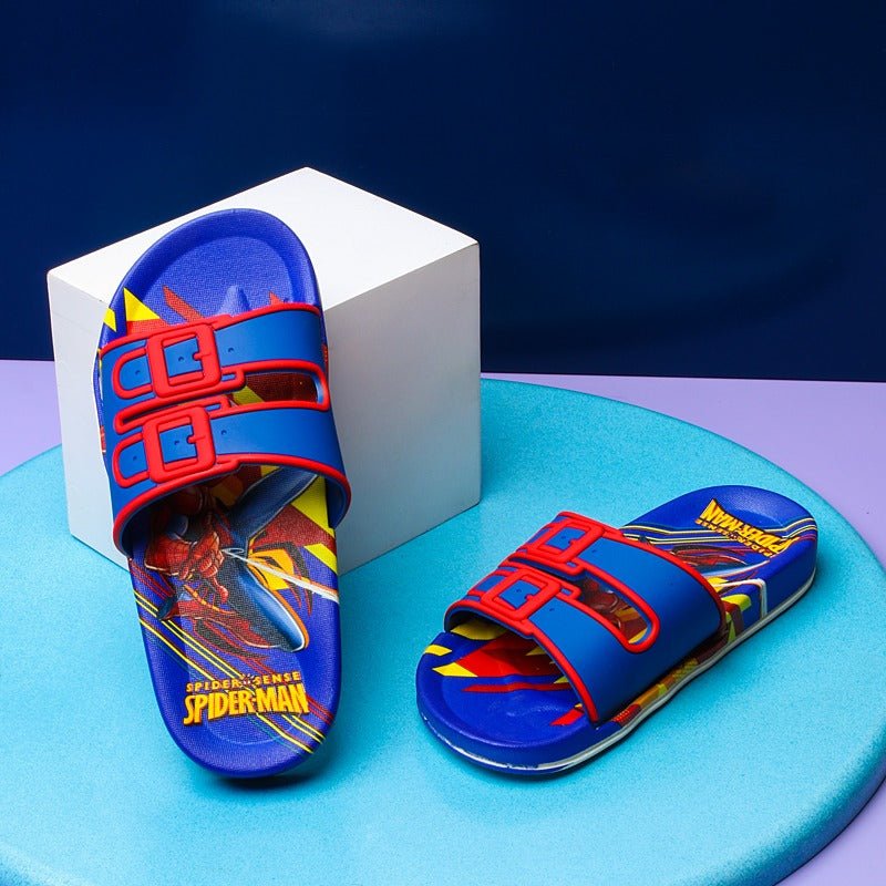 Spiderman Straps Kids slippers (Blue) | Fashion Point | Waseeh Pakistan