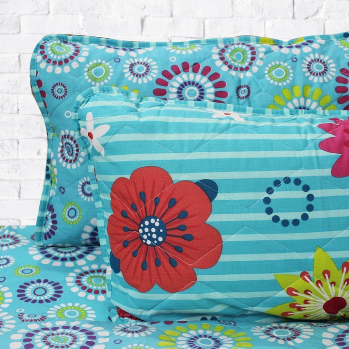 Spring Floral - 6 Pieces Bed Spread Set | Home Décor | Waseeh Pakistan