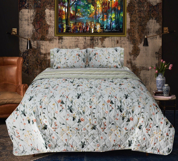 Spring Glade Floral - 6 Pieces Bed Spread Set | Home Décor | Waseeh Pakistan