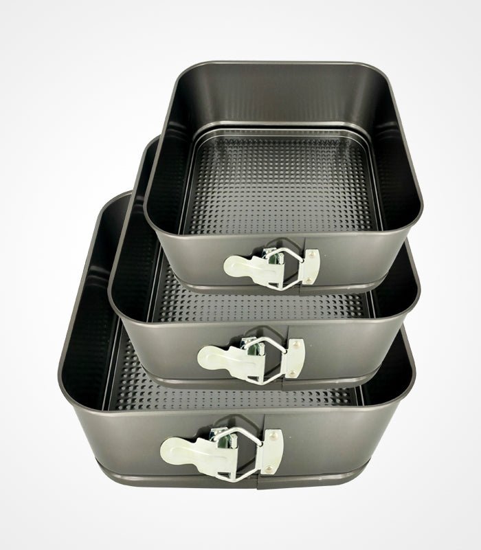 Square Cake Baking Mold (3pcs) | kitchen item | Waseeh Pakistan