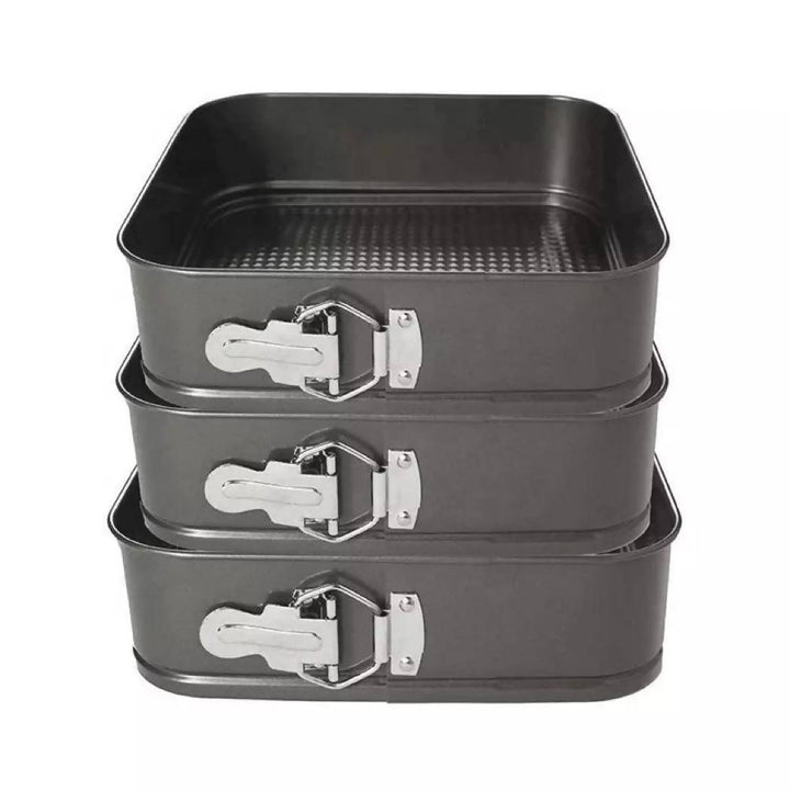 Square Cake Baking Mold (3pcs) | kitchen item | Waseeh Pakistan