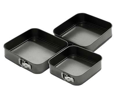 Square Cake Baking Mold (3pcs) | kitchen item | Waseeh Pakistan