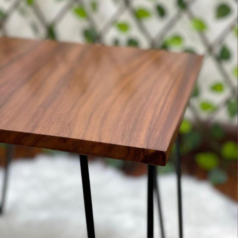 Square Sterling Living Lounge Drawing Room Side Center Table (Shisham Wood) | Furniture | Waseeh Pakistan