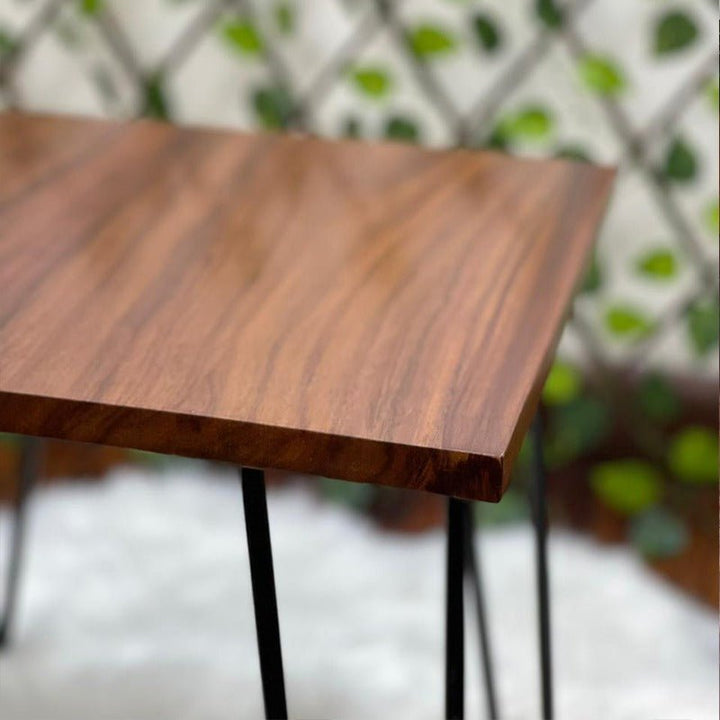 Square Sterling Living Lounge Drawing Room Side Center Table (Shisham Wood) | Furniture | Waseeh Pakistan