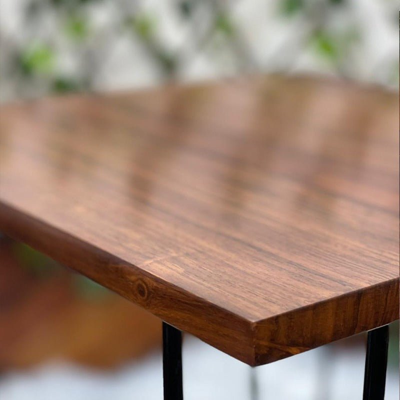 Square Sterling Living Lounge Drawing Room Side Center Table (Shisham Wood) | Furniture | Waseeh Pakistan