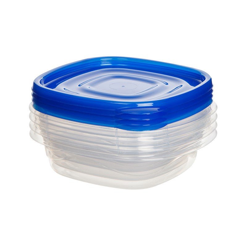 Square Take Along Food Conatiner Bowls (Pack of 4) | kitchen item | Waseeh Pakistan