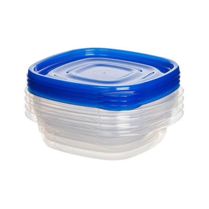 Square Take Along Food Conatiner Bowls (Pack of 4) | kitchen item | Waseeh Pakistan