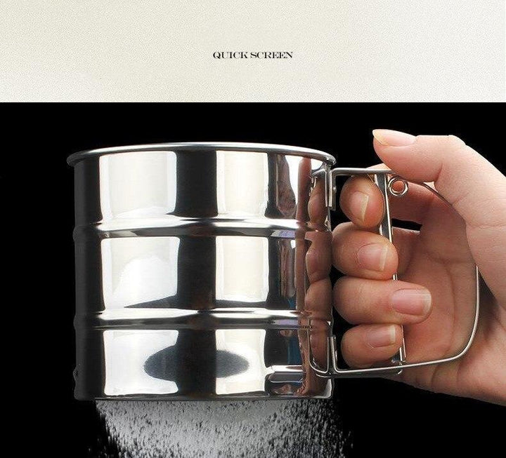 Stainless Steel Povilhadora Sieve Mug | kitchen item | Waseeh Pakistan