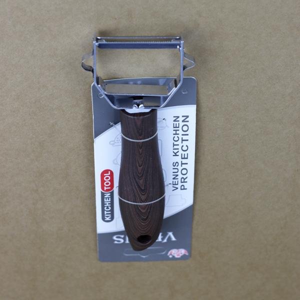 Steel peeler with wooden handle | kitchen item | Waseeh Pakistan