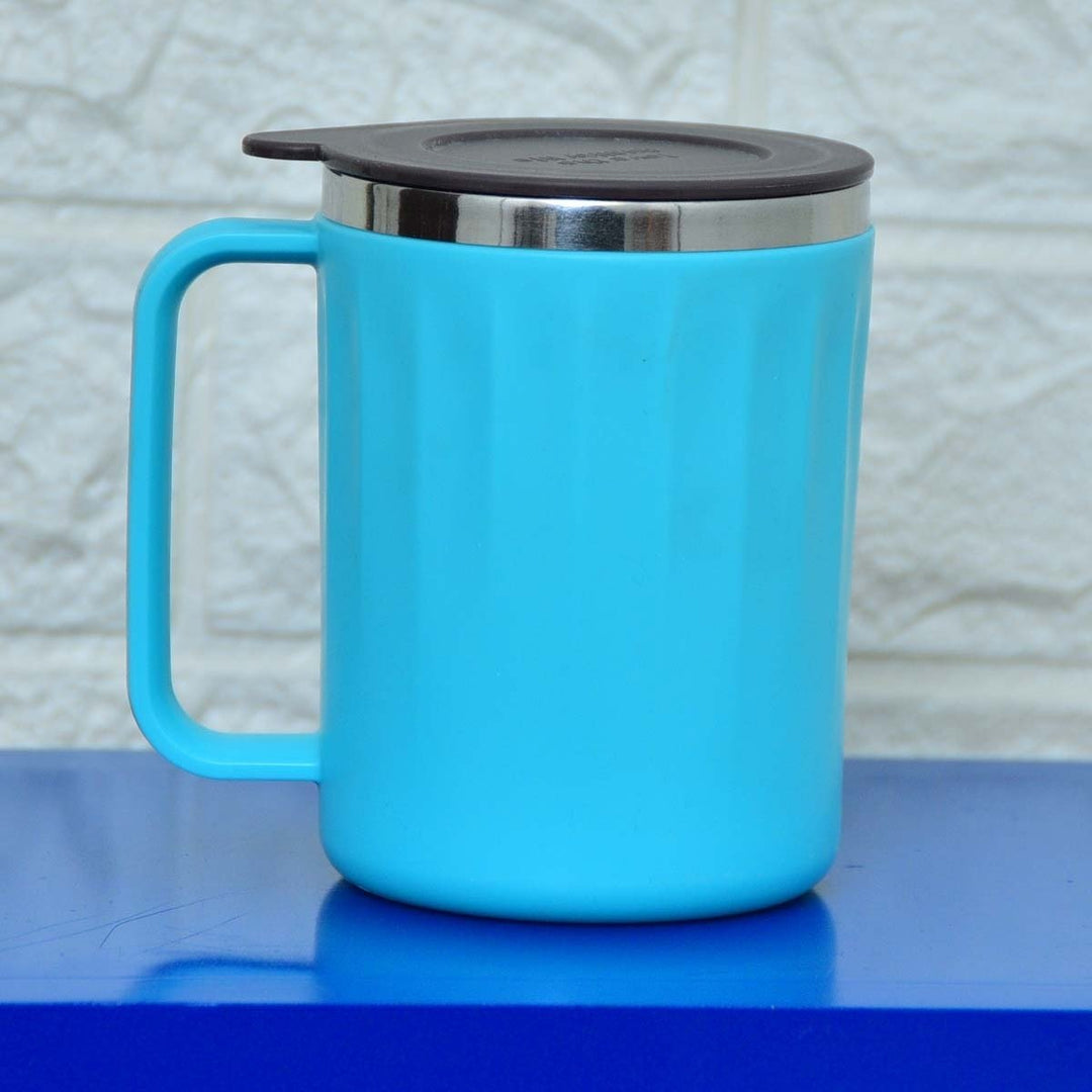 Straight Cut Thin Lines Insulated Mug | kitchen item | Waseeh Pakistan