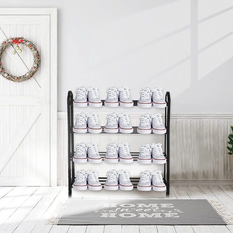 Streamline Metal Shoe Organizer Rack (4 Tier ) | Furniture | Waseeh Pakistan