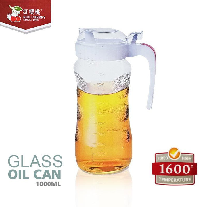 Sturdy Glass Oil Jug - 1000ml | kitchen item | Waseeh Pakistan