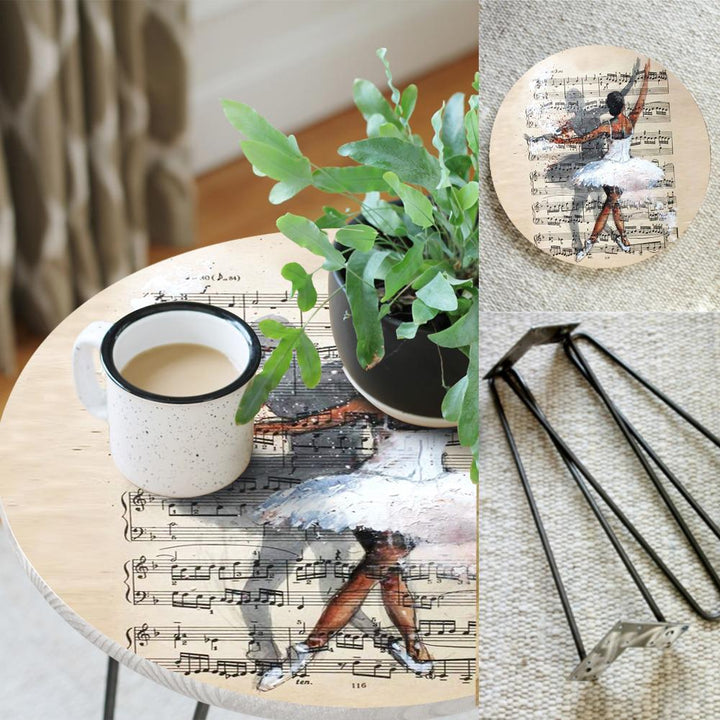 Sufi &amp; Ballet Whirls Living Lounge Center Side Hairpin Table | Furniture | Waseeh Pakistan