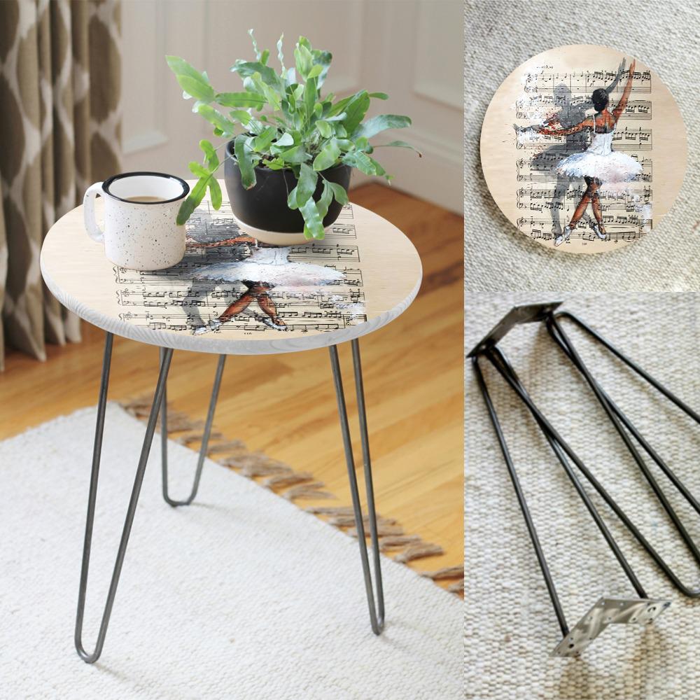 Sufi &amp; Ballet Whirls Living Lounge Center Side Hairpin Table | Furniture | Waseeh Pakistan