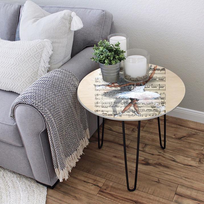 Sufi &amp; Ballet Whirls Living Lounge Center Side Hairpin Table | Furniture | Waseeh Pakistan