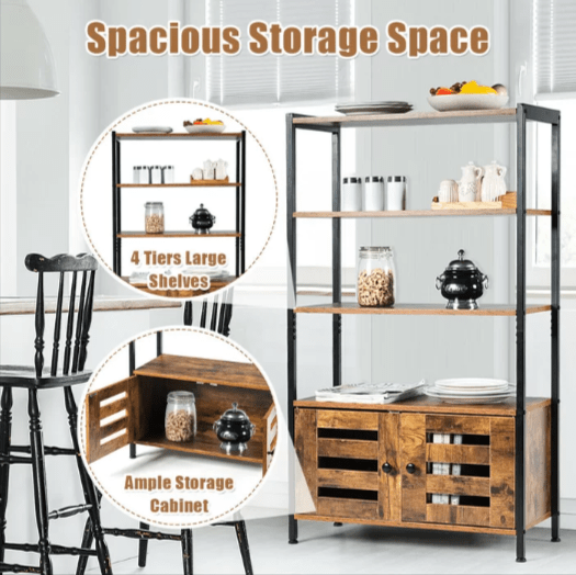 Summerhill Bookcase Shelve Storage Cabinet Organizer Rack | Furniture | Waseeh Pakistan