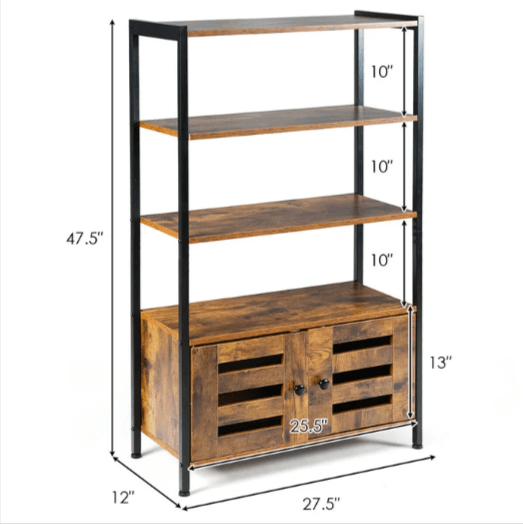 Summerhill Bookcase Shelve Storage Cabinet Organizer Rack | Furniture | Waseeh Pakistan