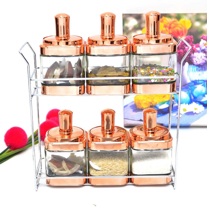 Sunburned Spice Rack Set | kitchen item | Waseeh Pakistan