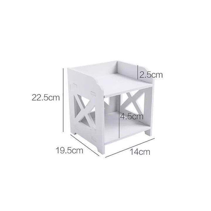 Sundries Waterproof PVC Desktop Rack (2 Tier) | Furniture | Waseeh Pakistan