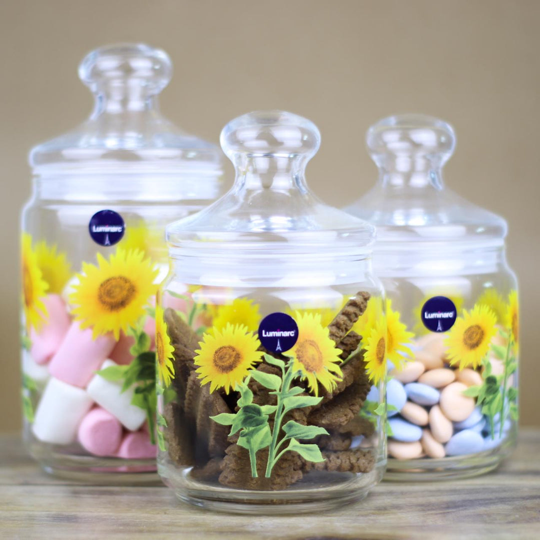 Sunshine Jars (3 pcs) | kitchen item | Waseeh Pakistan