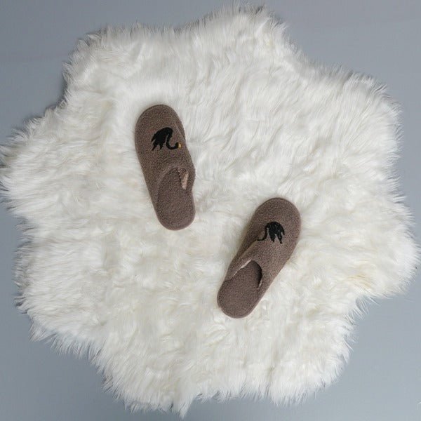 Swan Warm Slippers (Brown) | Fashion Point | Waseeh Pakistan