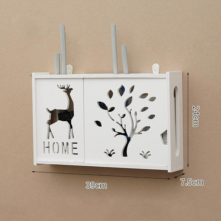 Sweet Home Living Lounge Wifi Floating Organizer Shelve Rack | Furniture | Waseeh Pakistan