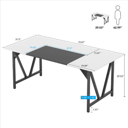 Synergetic Ways Conference Work Home Office Computer Table Desk | Furniture | Waseeh Pakistan
