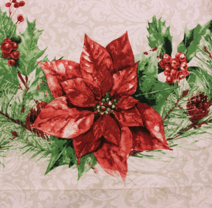 Table Runner - 1 pc - Red Flower | Home Décor | Waseeh Pakistan