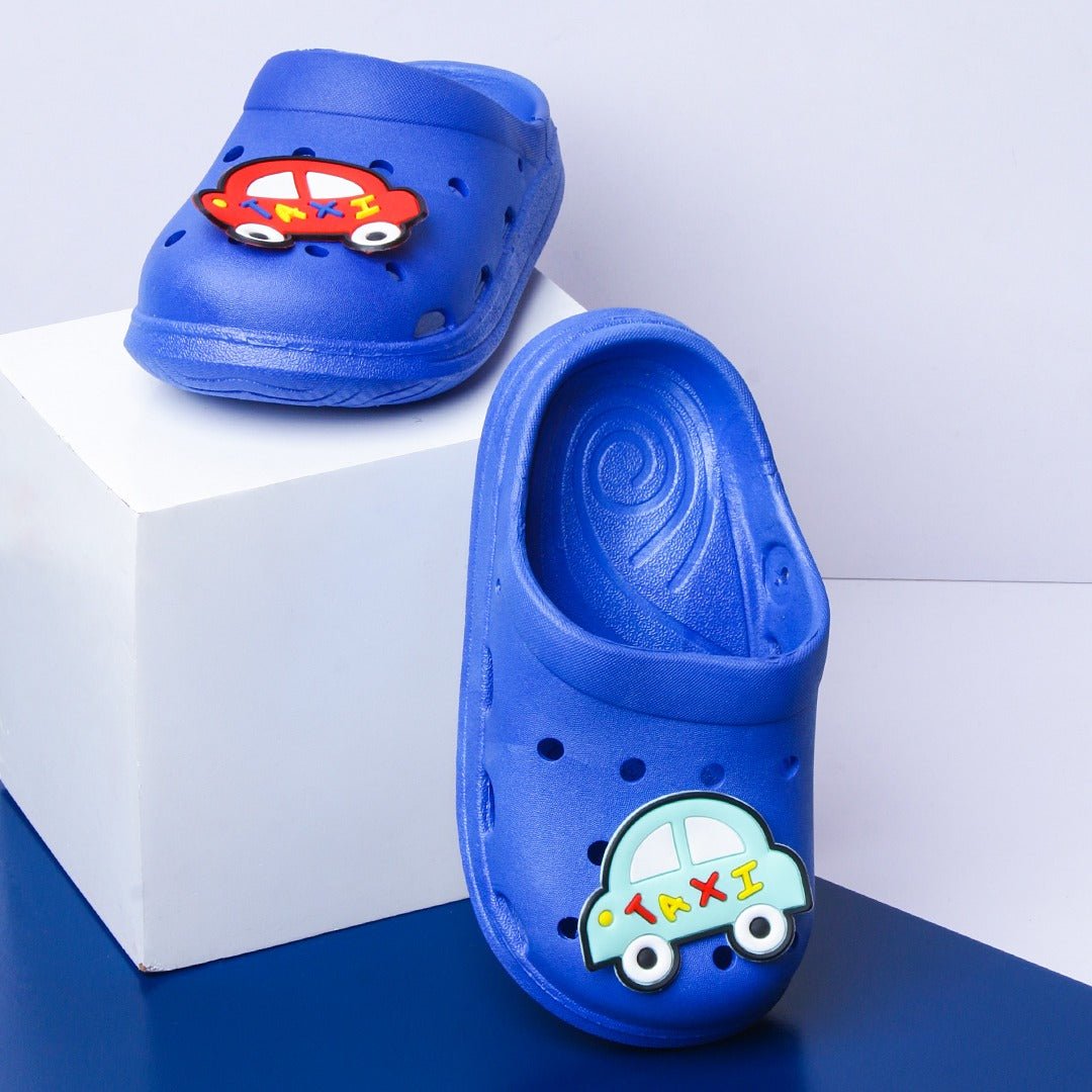 Taxi Run Kids Slippers (Blue) | Fashion Point | Waseeh Pakistan
