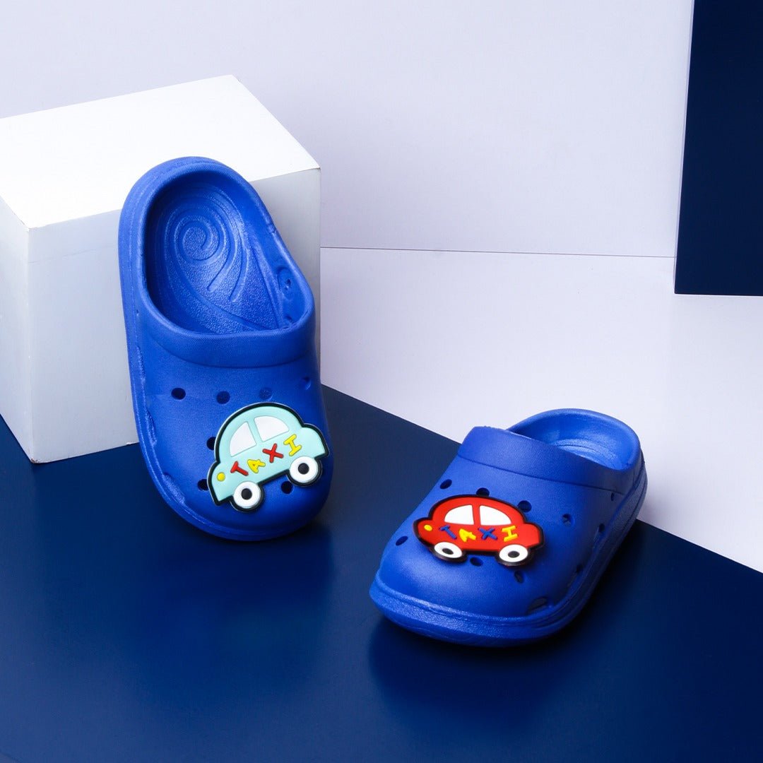 Taxi Run Kids Slippers (Blue) | Fashion Point | Waseeh Pakistan