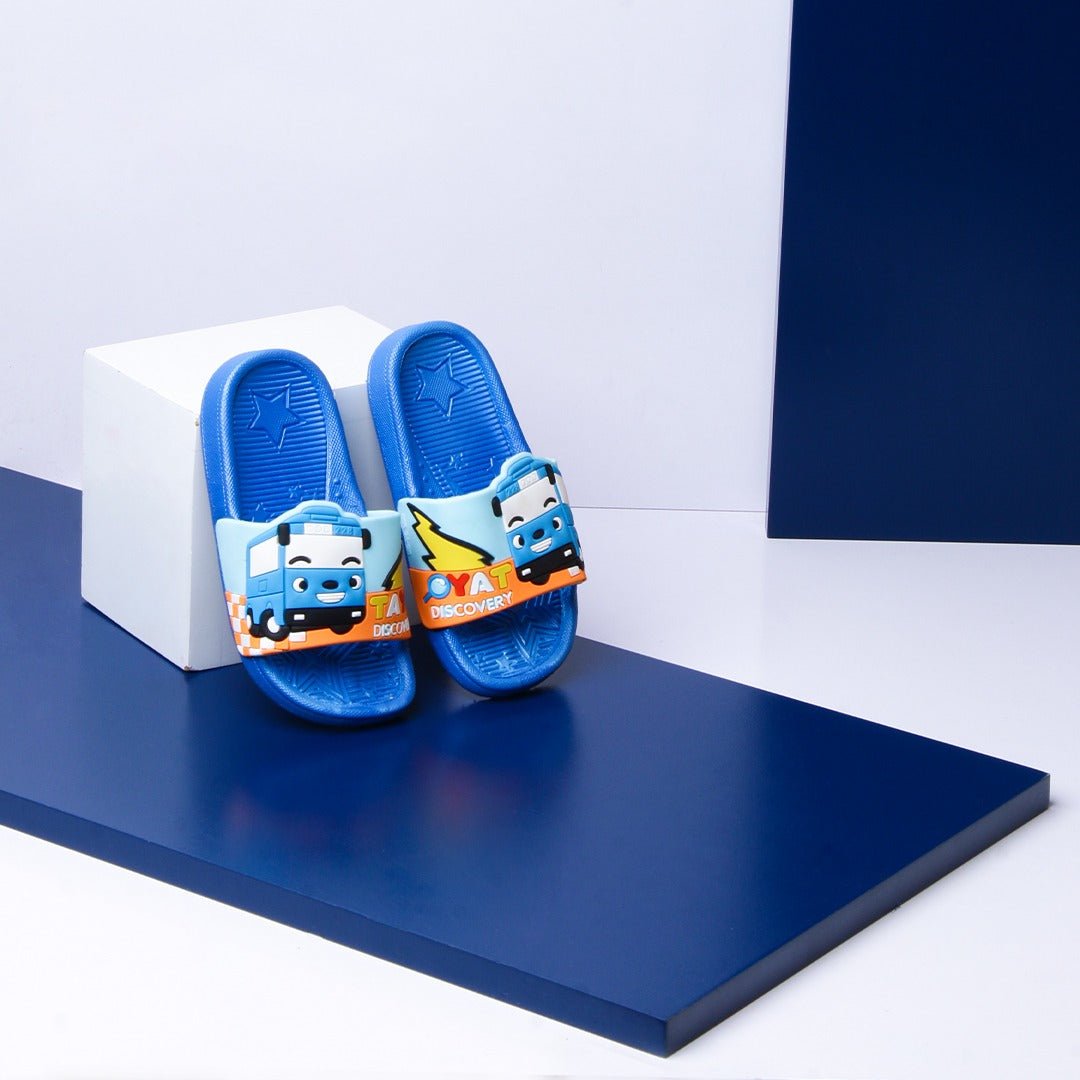 Tay Discovery Kids Slippers (Dark Blue) | Fashion Point | Waseeh Pakistan