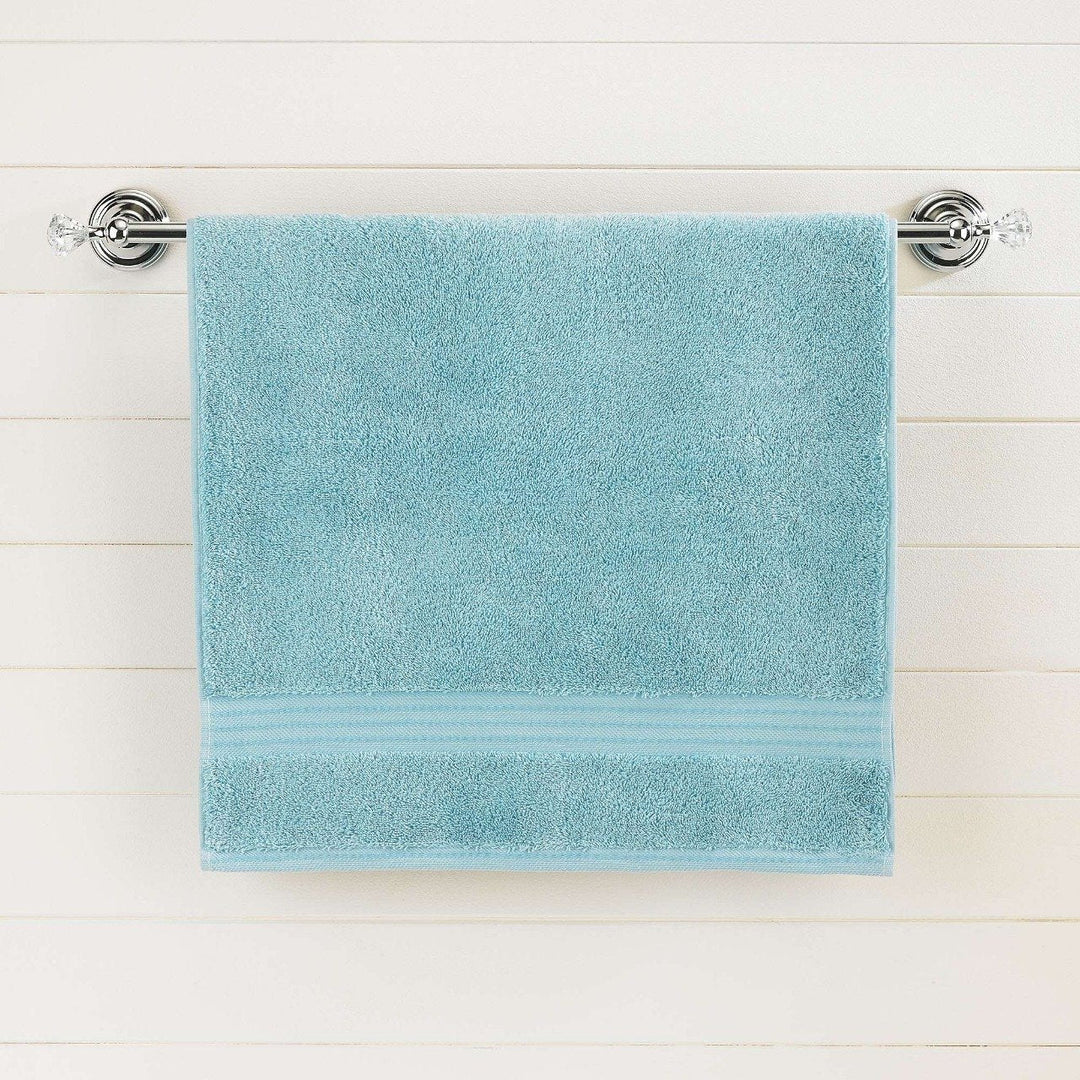 Teal Egyptian Cotton Bath Towel - Single | Home Décor | Waseeh Pakistan