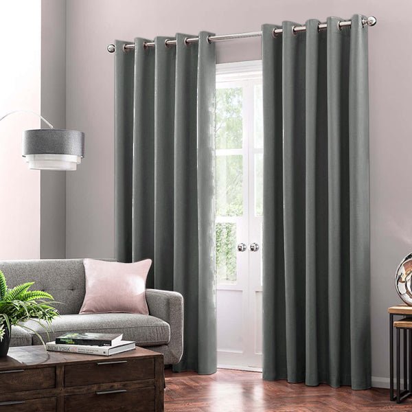 Tempting Grey Curtains (Lining) | Home Décor | Waseeh Pakistan