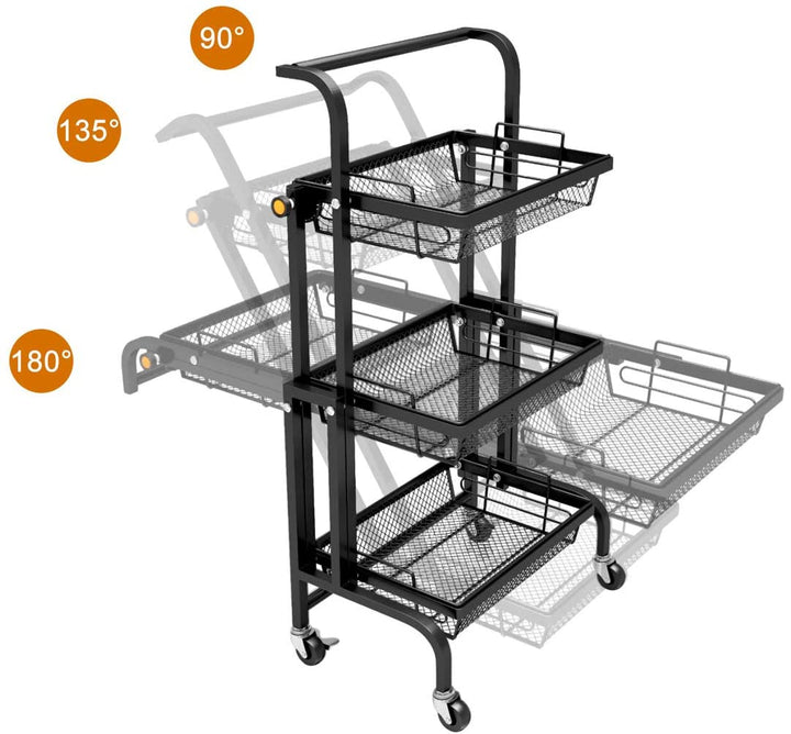 The Cruise Rolling Kitchen Organizer Trolley | Furniture | Waseeh Pakistan