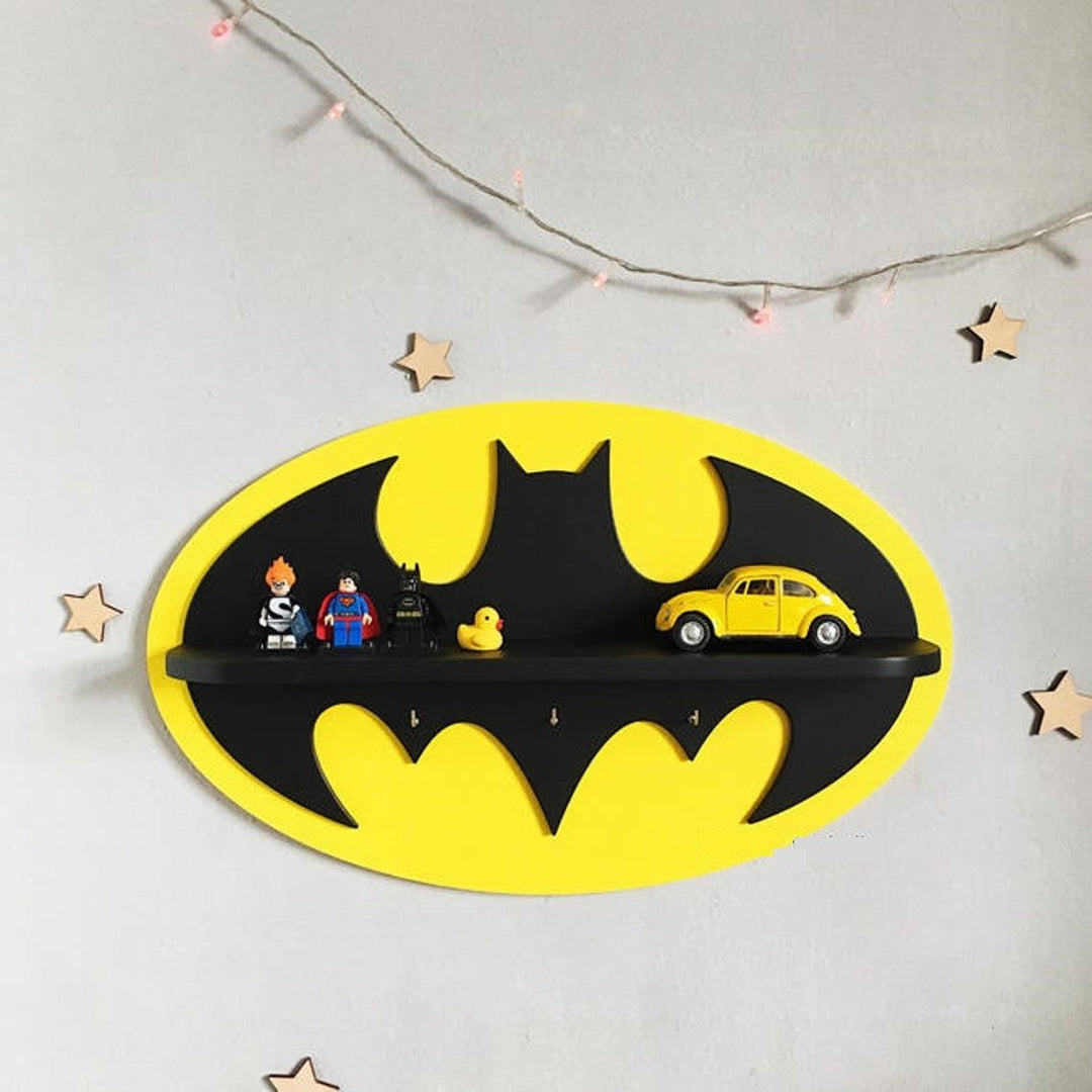 The Flaxen Batman DC Kids Bedroom Floating Shelve Decor | Not Sale FB | Waseeh Pakistan
