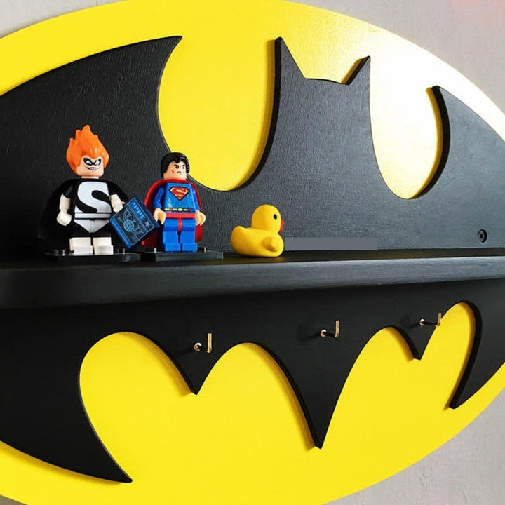 The Flaxen Batman DC Kids Bedroom Floating Shelve Decor | Not Sale FB | Waseeh Pakistan