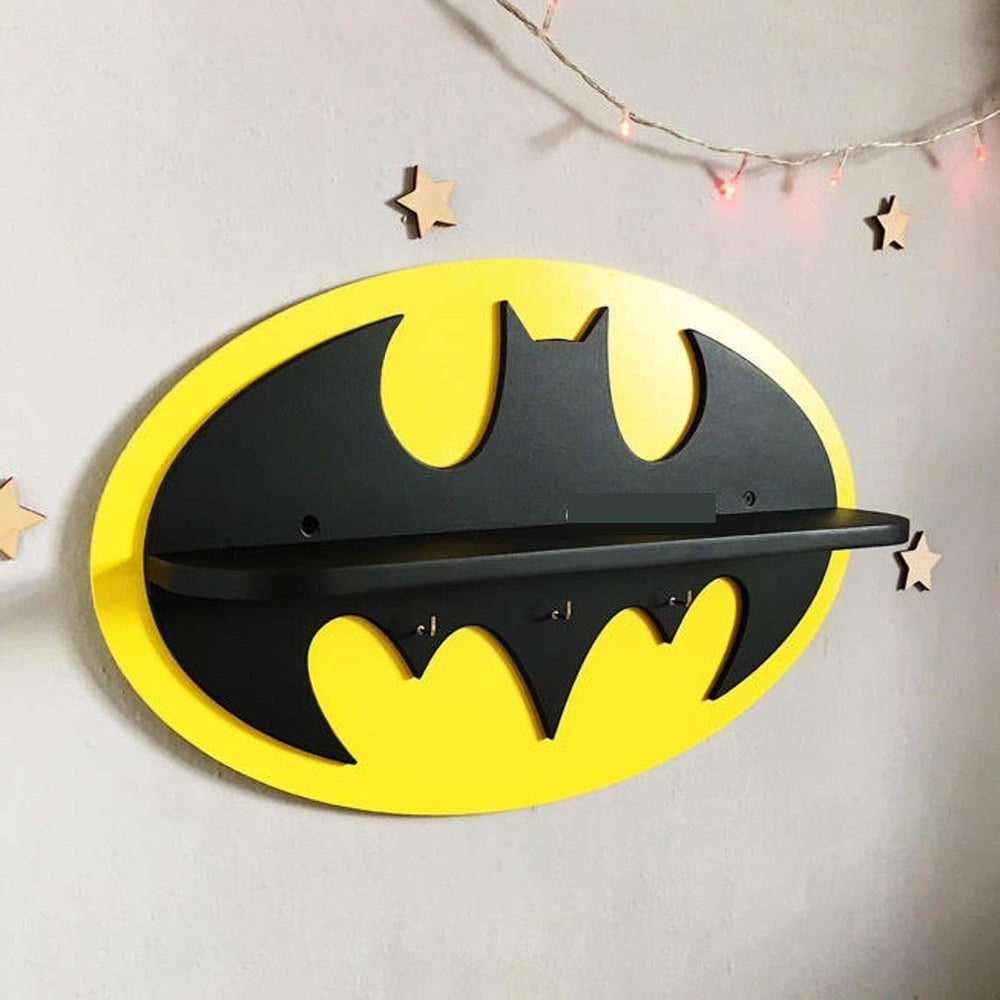 The Flaxen Batman DC Kids Bedroom Floating Shelve Decor | Not Sale FB | Waseeh Pakistan