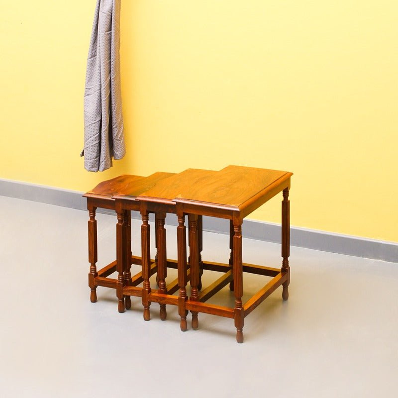 The Golden Edges Living Lounge Organizer Nesting Tables (Set of 4) | Furniture | Waseeh Pakistan
