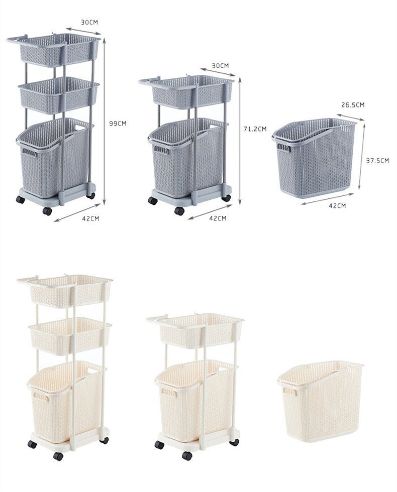 The Launder Kitchen Organizer Basket Trolley | Furniture | Waseeh Pakistan