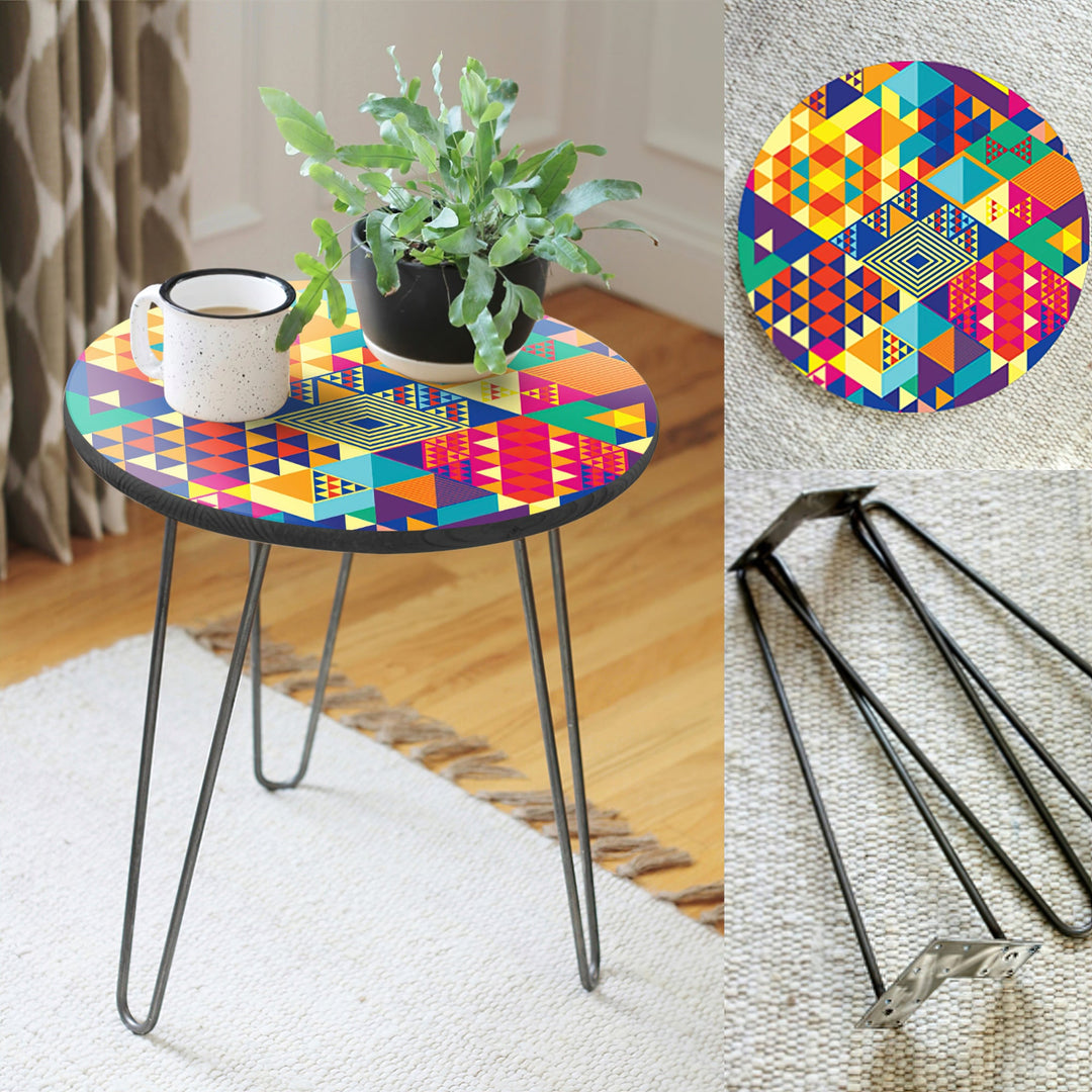 The Mystic Maze Living Lounge Center Side Hairpin Table | Furniture | Waseeh Pakistan