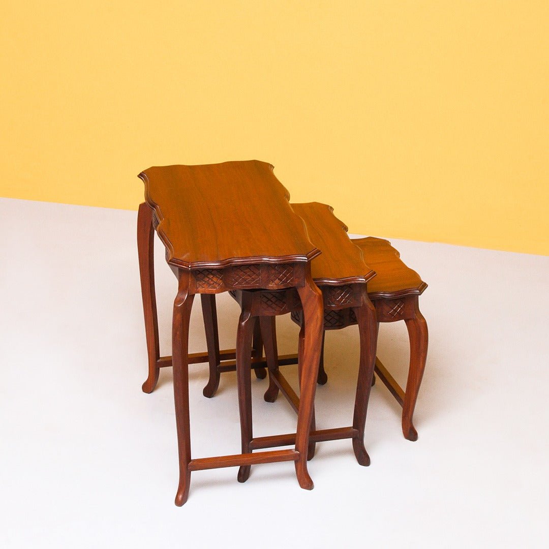 The Peripheries Nesting Tables (Set of 3) | Furniture | Waseeh Pakistan