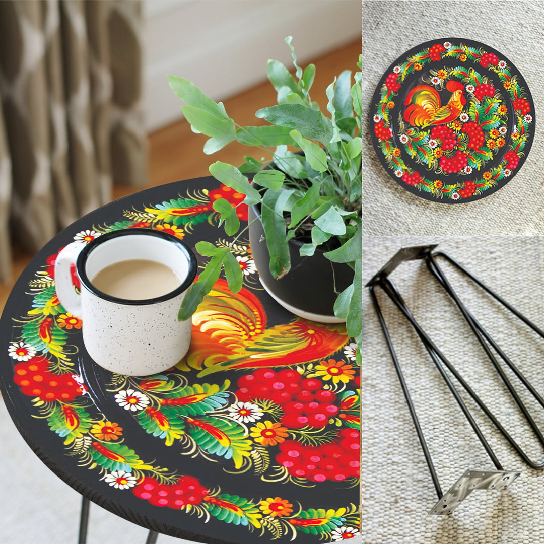 The Roosters Living Lounge Center Side Hairpin Coffee Table | Furniture | Waseeh Pakistan