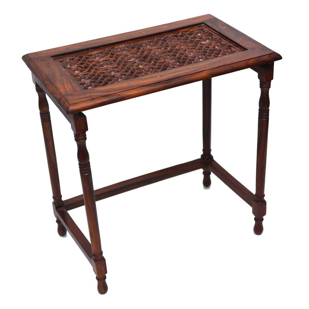The shrines Nesting Shisham Tables (Set of 4) | Furniture | Waseeh Pakistan