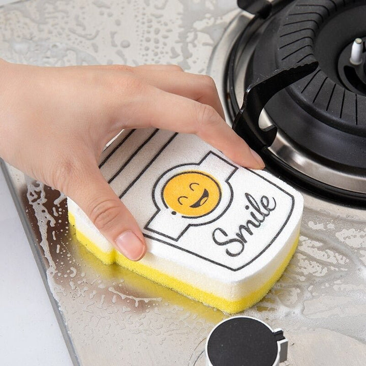 Thick Smiley Face Sponge | kitchen item | Waseeh Pakistan