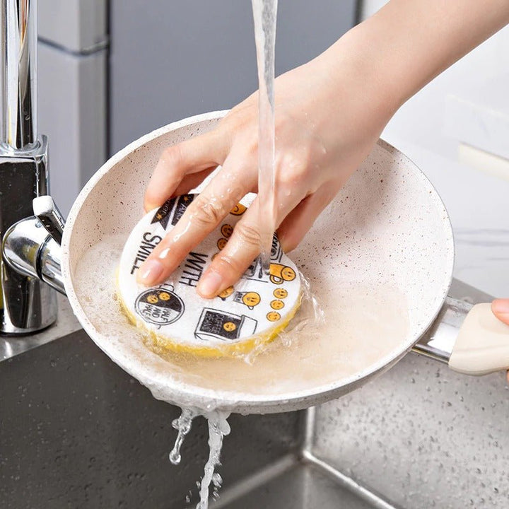 Thick Smiley Face Sponge | kitchen item | Waseeh Pakistan