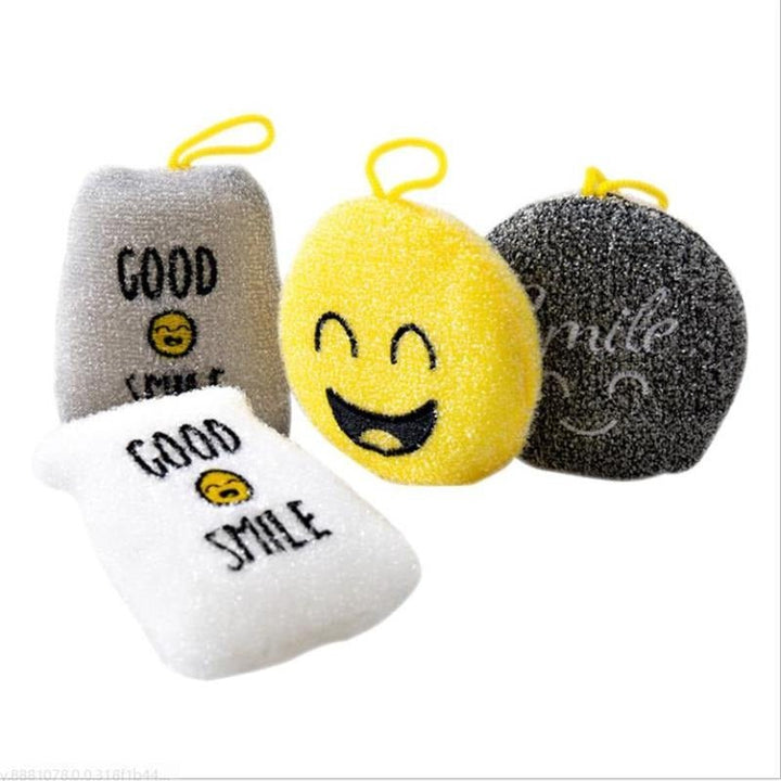 Thick Smiley Face Sponge | kitchen item | Waseeh Pakistan