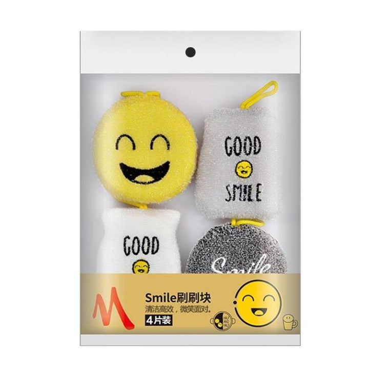 Thick Smiley Face Sponge | kitchen item | Waseeh Pakistan