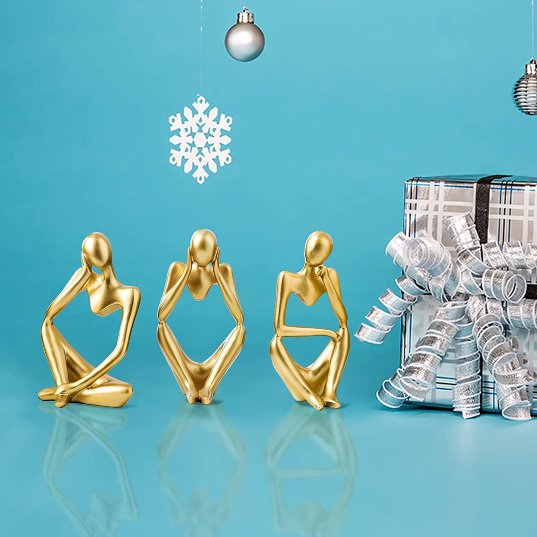 Thinker Men sculpture Decor (set of 3) | Home Décor | Waseeh Pakistan
