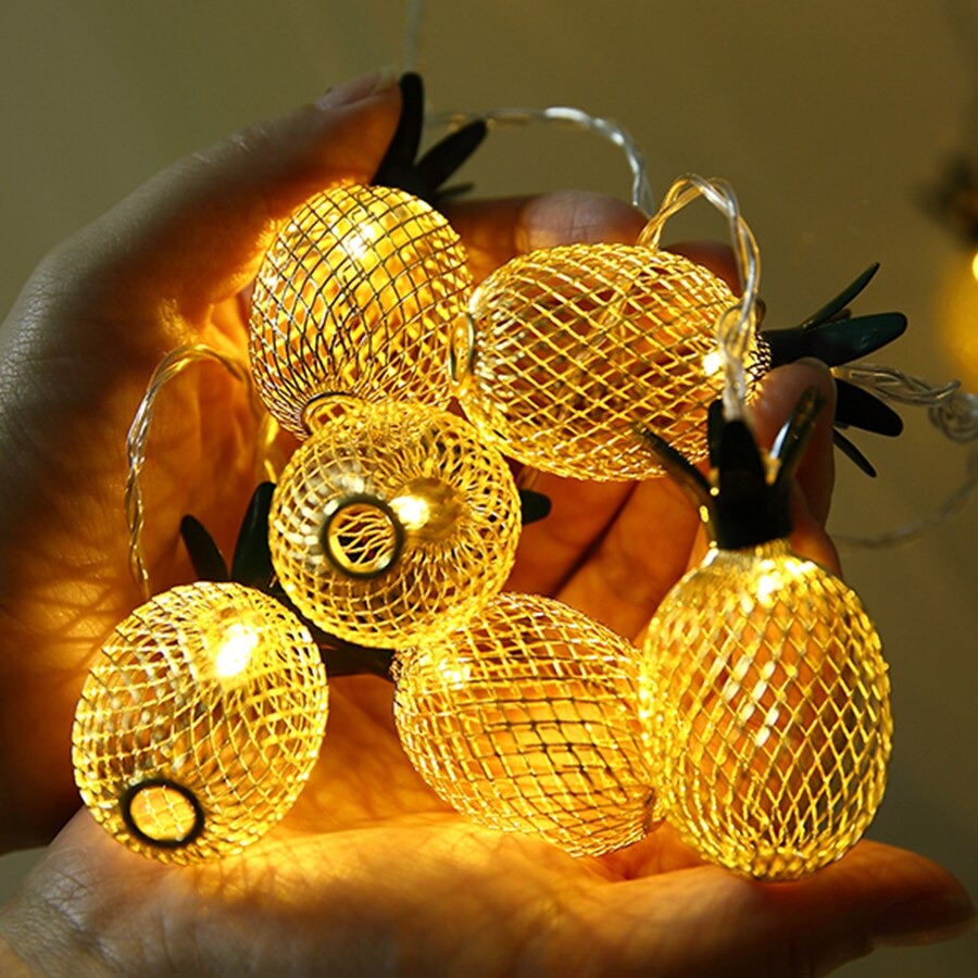 Sparkling Pineapple String Lights waseeh